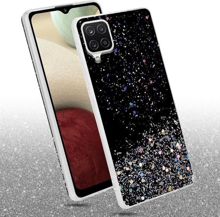 Produktbild Cadorabo TPU Cover funkelnder Glitter (Samsung Galaxy A12, Samsung Galaxy M12)