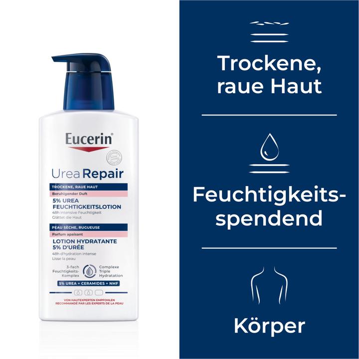 Immagine prodotto Eucerin Lozione idratante Urea Repair 5% urea con fragranza lenitiva (Crema corpo, 400 ml)