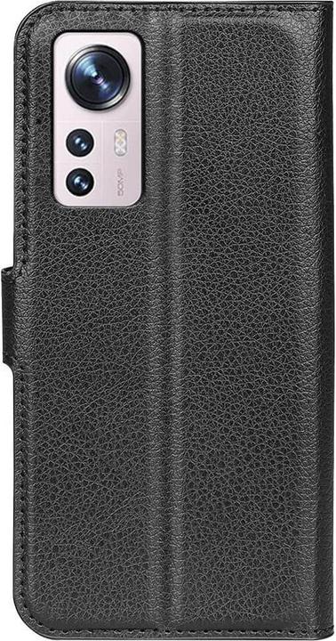Produktbild Cover-Discount Xiaomi 12 Lite - Leder Etui Hülle schwarz (Xiaomi 12 Lite)