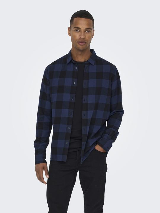 Image du produit Only & Sons Kariertes Langarmhemd (XS)