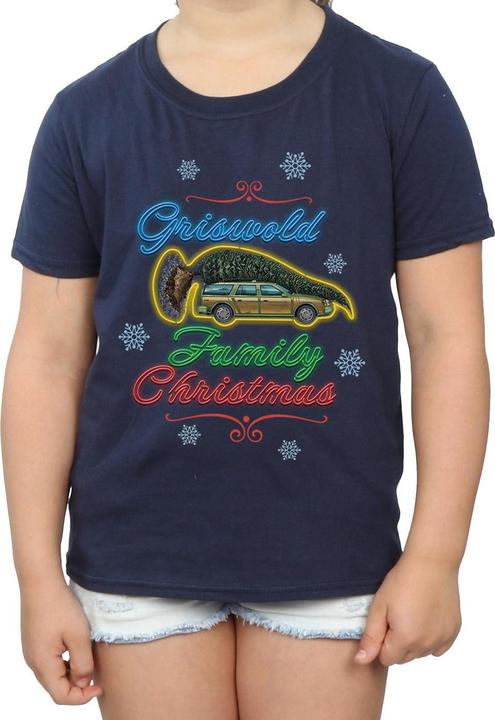 Immagine prodotto National Lampoon´s Vacation National Lampoon's Christmas Vacation Griswold Family Christmas Maglietta Ragazze (152, 158)