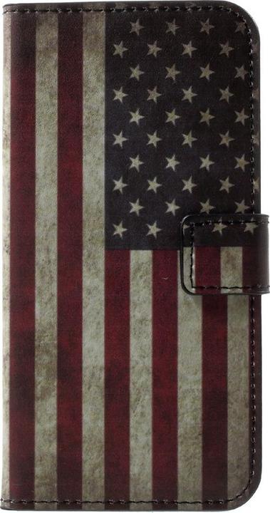 Image du produit Cover-Discount Housse en cuir Drapeau USA (Apple iPhone X, Apple iPhone XS)