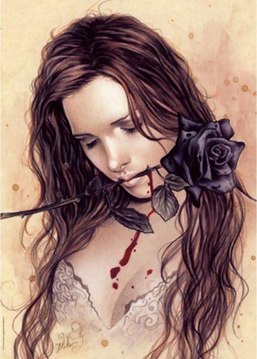 Produktbild Heye Dark Rose Favole by Victoria Francés (1000 Teile)