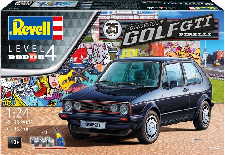Actual product image Revell 35 Years VW Golf 1 GTI Pirelli