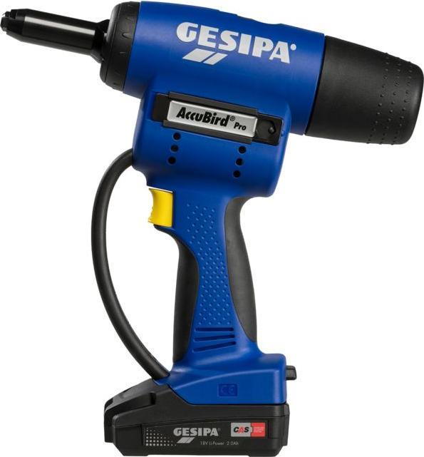 Produktbild Gesipa ACCUBIRD PRO ohne Akku und Ladegerät in L-Boxx 13000 N Arbeitshub 25 mm