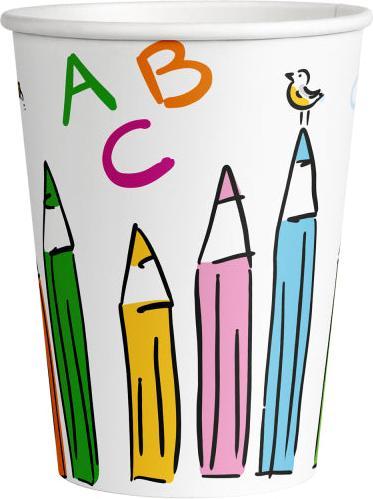 Actual product image Magni Paper Cups School Start 250ml 8pcs (8 x)