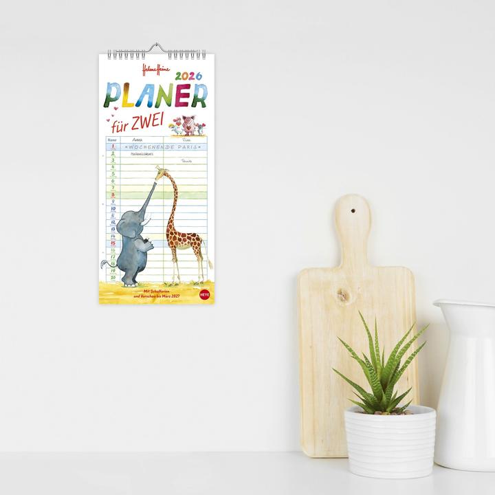 Immagine prodotto Helme Heine: Planer für zwei 2026 (Copertina rigida, Tedesco)