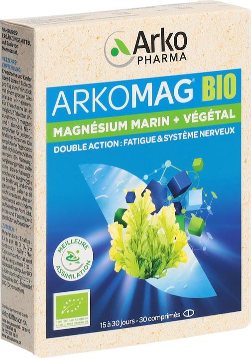 Immagine prodotto Arkopharma Arkomag Bio Doppelmagnesium (30 Pezzo/i, Pillole, 48 g)