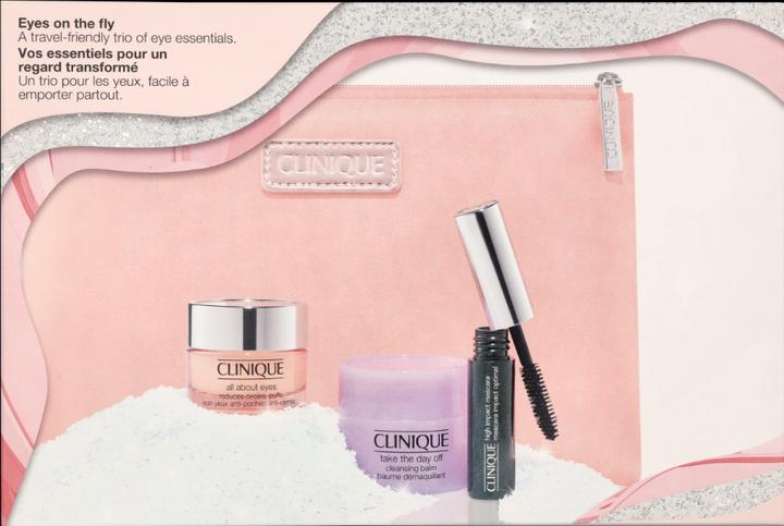 Clinique All About Eyes Value Set with All about eyes 15 ML TTDO 30 ML (Gratis) High Impact Mascara (Set, 33.50 ml, Tag)