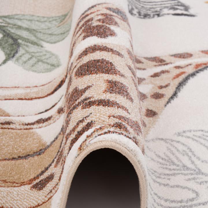 Immagine prodotto Pergamon Kinder Teppich Maui Kids Giraffe Zebra Löwe (140 x 200 cm)