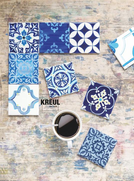 Actual product image Kreul Glass & Porcelain Classic, porcelain and glass paint (Violet, 20 ml)