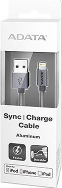 Actual product image Adata Lightning charging cable (1 m, USB 2.0)