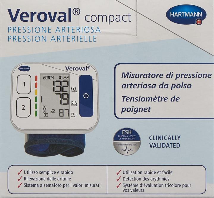 Actual product image Veroval compact (Blood pressure monitor wrist)
