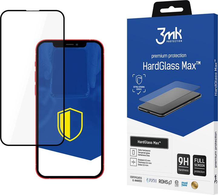 Immagine prodotto 3MK Protezione dello schermo Hardglass Max (1 Pezzo/i, Apple iPhone 13 mini)