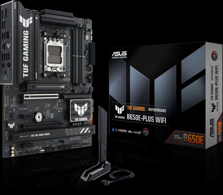 Produktbild ASUS MB TUF GAMING B650E-PLUS WIFI (AM5, AMD B650E, ATX)