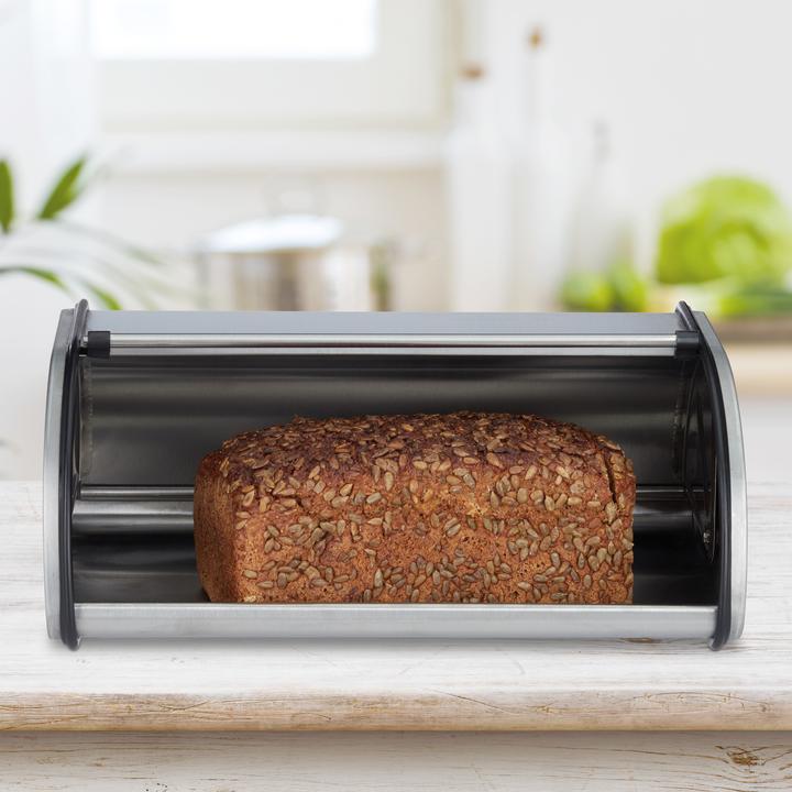 Actual product image Relaxdays Bread Bin, Rolling Lid