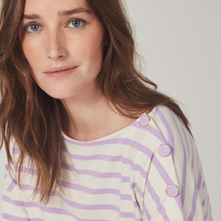 Produktbild La Redoute Collections Ringelshirt Signature AIMIE mit lockerer Schnittform (38)