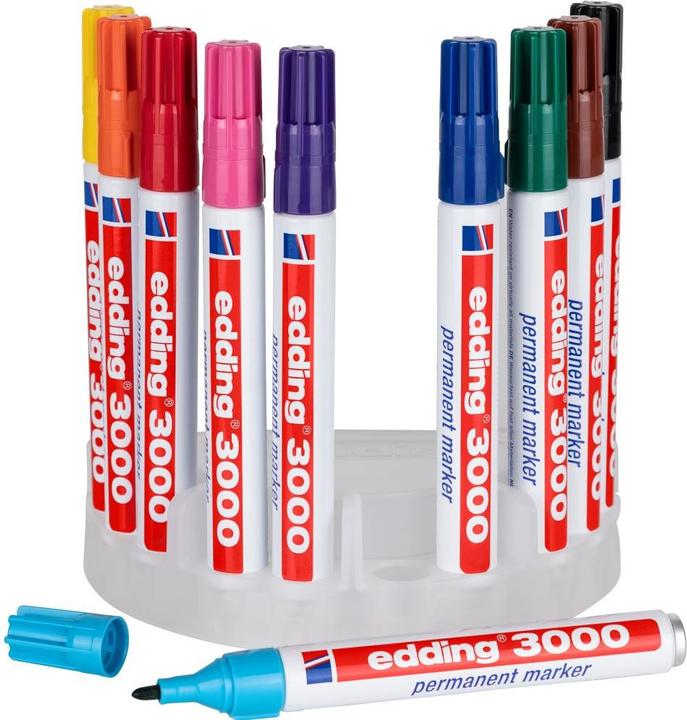 Actual product image Edding 3000 (Multicoloured, 3 mm, 10 x)