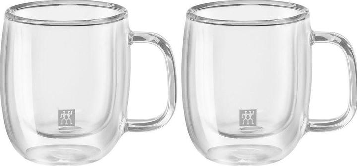 Produktbild Zwilling Sorrento Plus Espressogläser doppelwandig mit Henkel 2er Set (80 ml, 2 x)