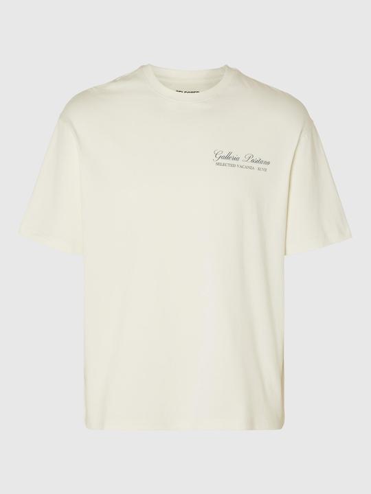 Selected Homme Loose Fit Rückenprint T-Shirt (L)