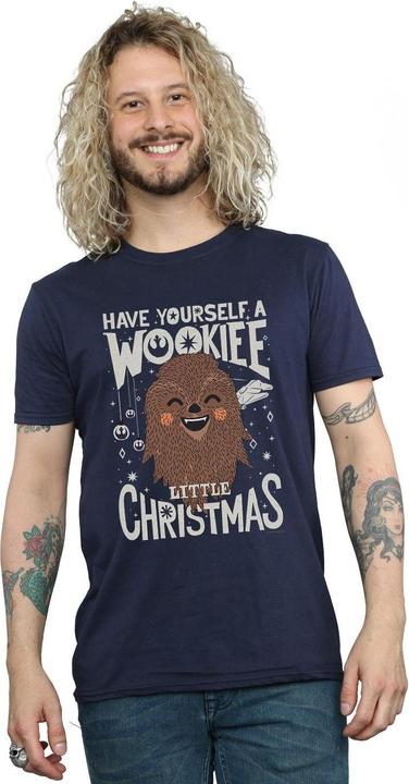 Immagine prodotto Star Wars Wookiee Little Christmas Maglietta Uomo (XXL)