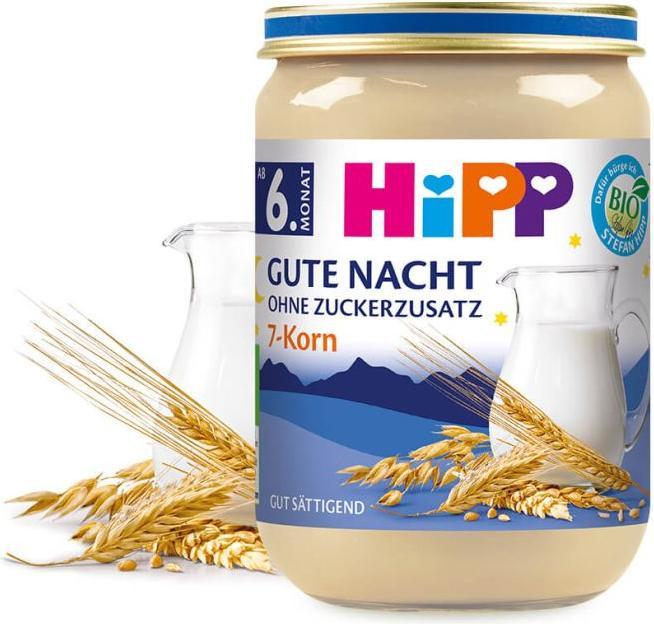 Actual product image Hipp Organic Good Night, 7-grain, without added sugar (190 g)