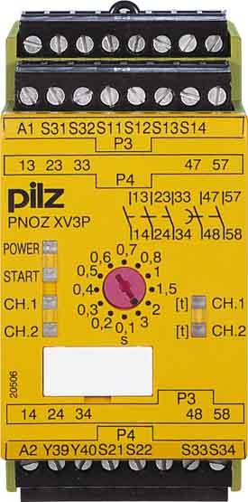 Produktbild Pilz 777514 PNOZ XV3P 0.5/24VDC 3n/o 2n/o t fix