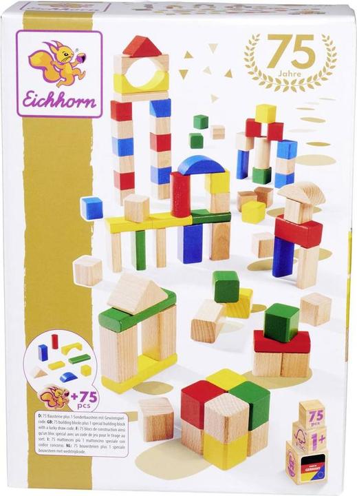 Produktbild Eichhorn Holzbausteine 75 Jahre
