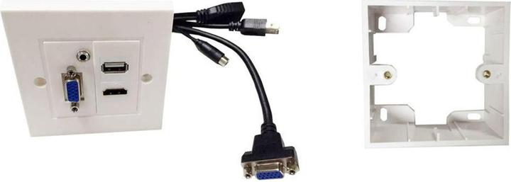 Produktbild Vivolink Wall Box HDMi + USB + VGA