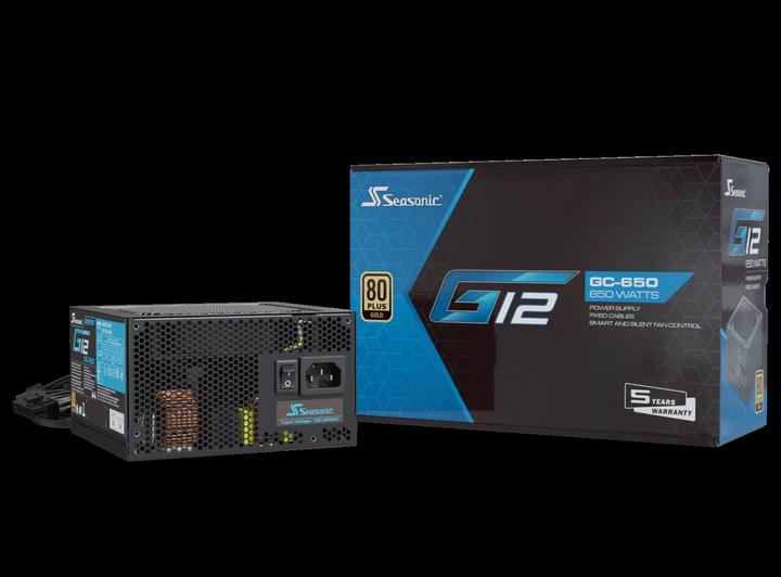 Actual product image Seasonic G12 GC-650 NEW 650W ATX3.0 (650 W)