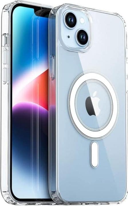Actual product image Screenguard Magnetic Apple iPhone 14 Clear Case MagSafe Cover (Apple iPhone 14)