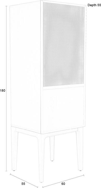 Produktbild Zuiver June Cabinet 1 Door (60 x 55 x 180 cm)