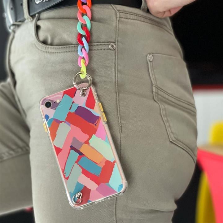 Produktbild Hurtel Color Chain Case gel flexible elastic case cover with a chain pendant for iPhone 13 mini multicolour
