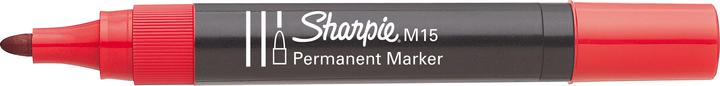 Sharpie Breitschreiber Permanent Marker M15 2mm rot (Rot, 2 mm, 1 x)