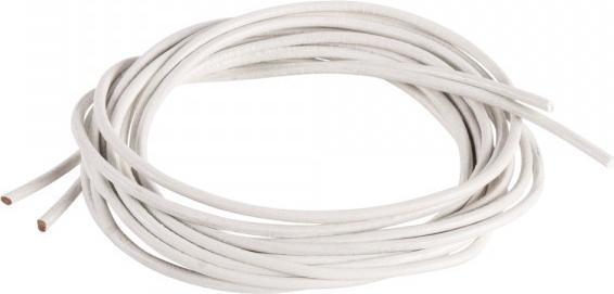 Produktbild Rayher Rundriemen aus Ziegenleder 2 Stk. weiss