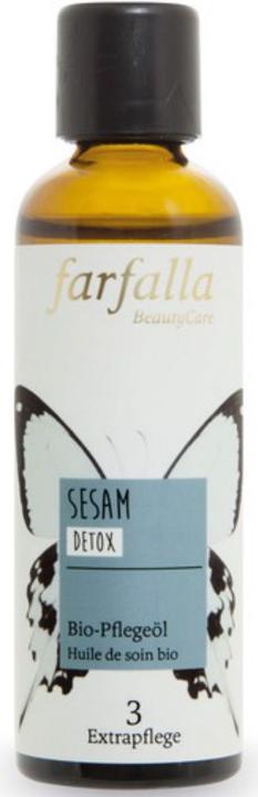 Image du produit Farfalla SESAM Huile de soin bio | Détox (75 ml, Huile visage)