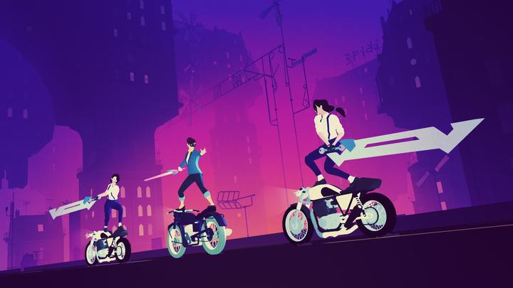 Actual product image Annapurna Interactive Sayonara Wild Hearts (Import) (PS4, EN)