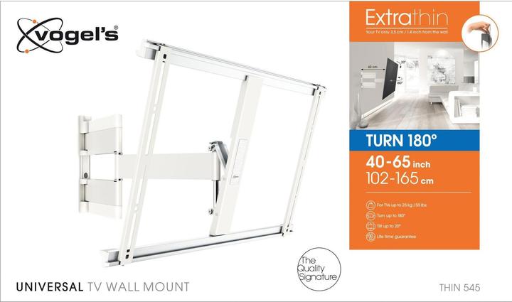 Immagine prodotto Vogels Sottile 545 (Muro, 65", 25 kg)