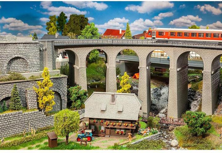 Image du produit Faller Ensemble viaduc, 2 rails, bogeyed