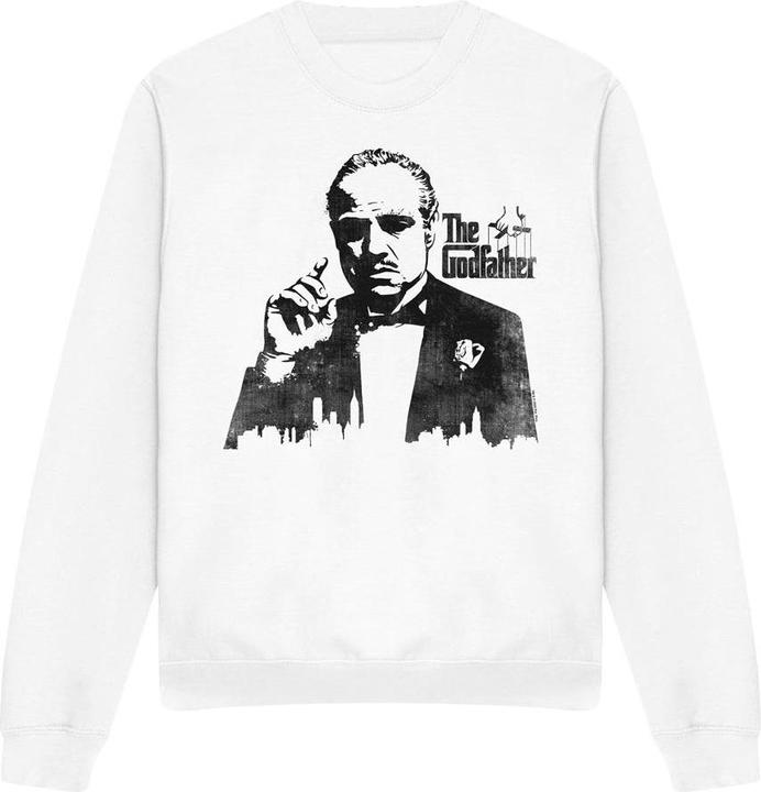 Actual product image The Godfather Unisex Adult Silhouette Sweatshirt (S)