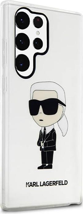 Actual product image Karl Lagerfeld KLHCS23LHNIKTCT S23 Ultra S918 transparent hardcase Ikonik (Samsung Galaxy S23 Ultra)