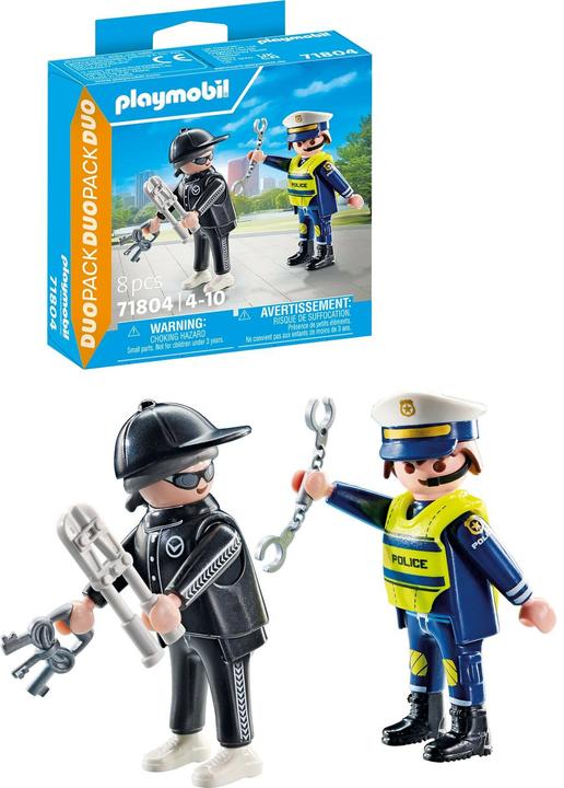 Produktbild Playmobil Polizist und Einbrecher (71804, Playmobil Figures)