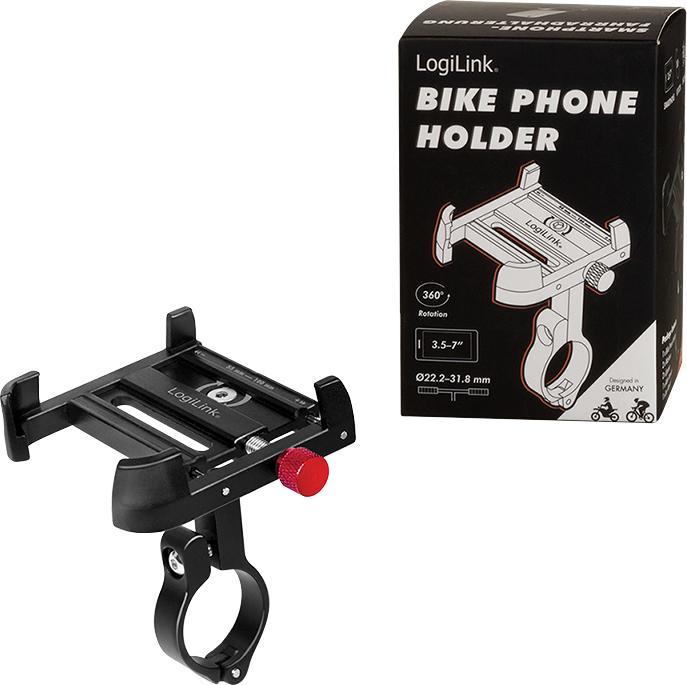 Actual product image LogiLink Smartphone bike mount, straight, for 3.57" smartphones
