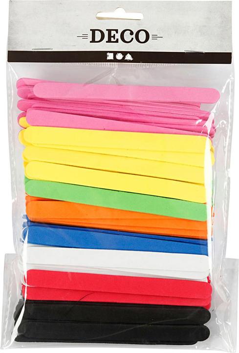 Immagine prodotto Creativ Company Set di gommapiuma bastoncini di ghiacciolo 120 pezzi, multicolore