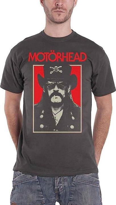 Motorhead Unisex Adult Lemmy RJ Cotton T-Shirt