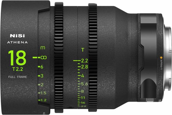 Immagine prodotto Nisi 18mm ATHENA PRIME Full Frame Cinema Lens T2.2 (L Mount)
