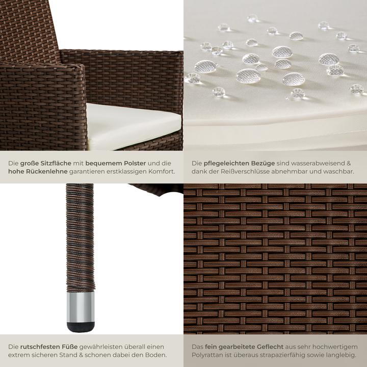 Produktbild tectake 2 Rattansessel
