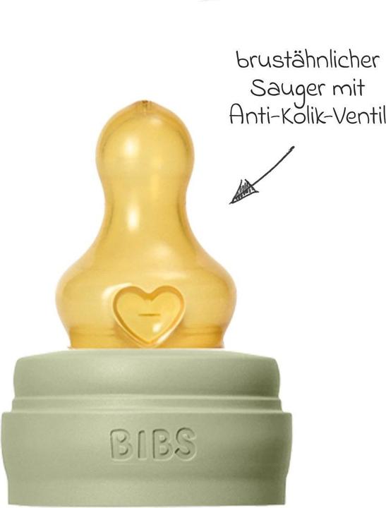 Image du produit Bibs Anti Colic bouteille Latex 270 ml Medium Flow Sage (270 ml)
