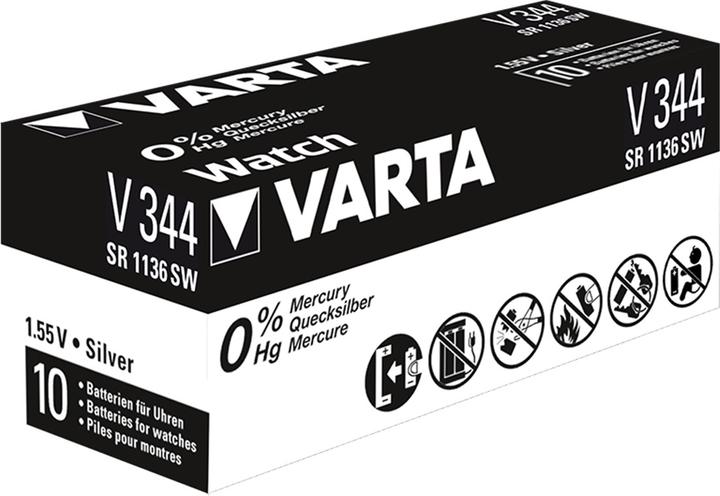 Actual product image Varta V 344 - battery SR42 - silver oxide - 100 (1 pcs., SR42, 100 mAh)
