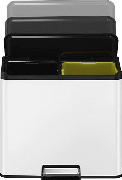 Actual product image EKO Pedal bin Casa III white 15+15L (30 l)